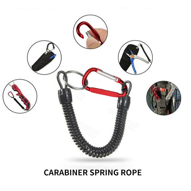 Carabiner Anti-Lost Spring Rope